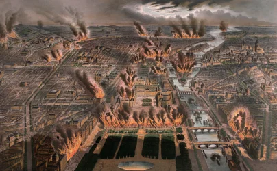 Fires in Paris, 24th-25th May 1871